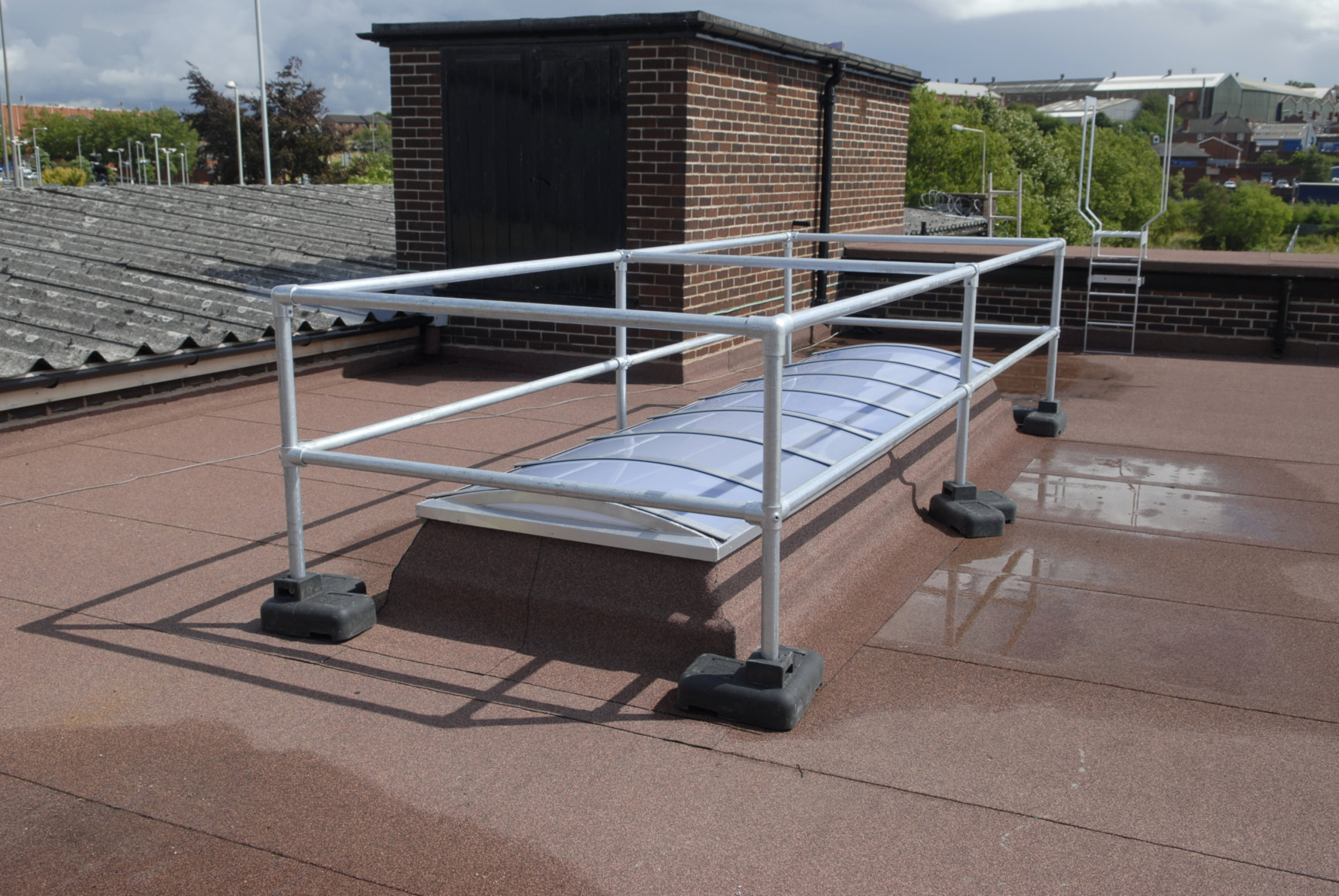 Skylight fall protection covers and guardrails Simplified Safety