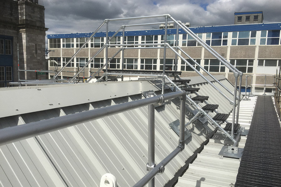 Roof Platforms, Roof Stairs, and Roof Walkway Systems Simplified Safety