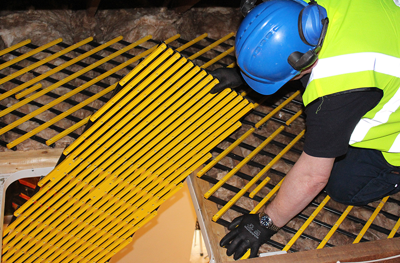 safety mat for maintenance work