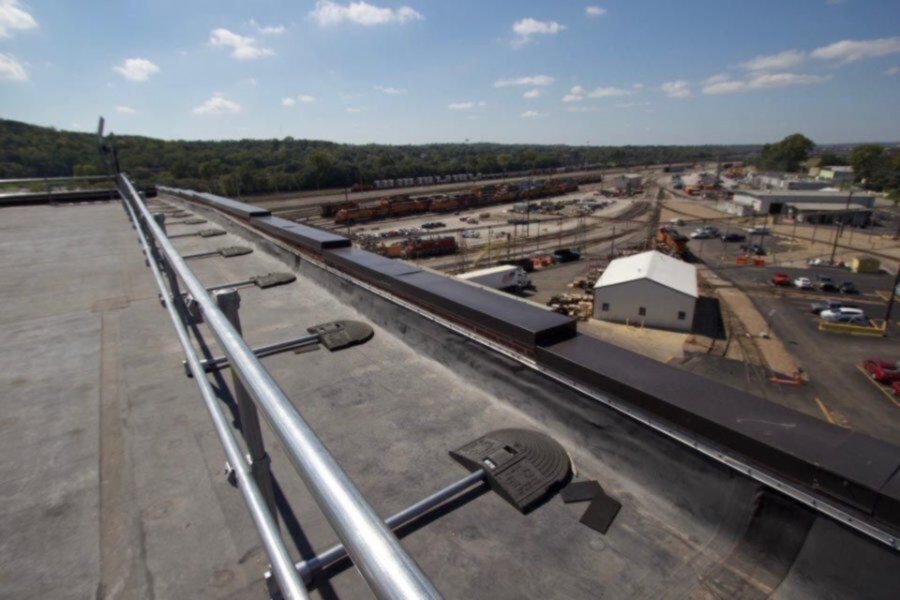 roof handrails for flat roofs