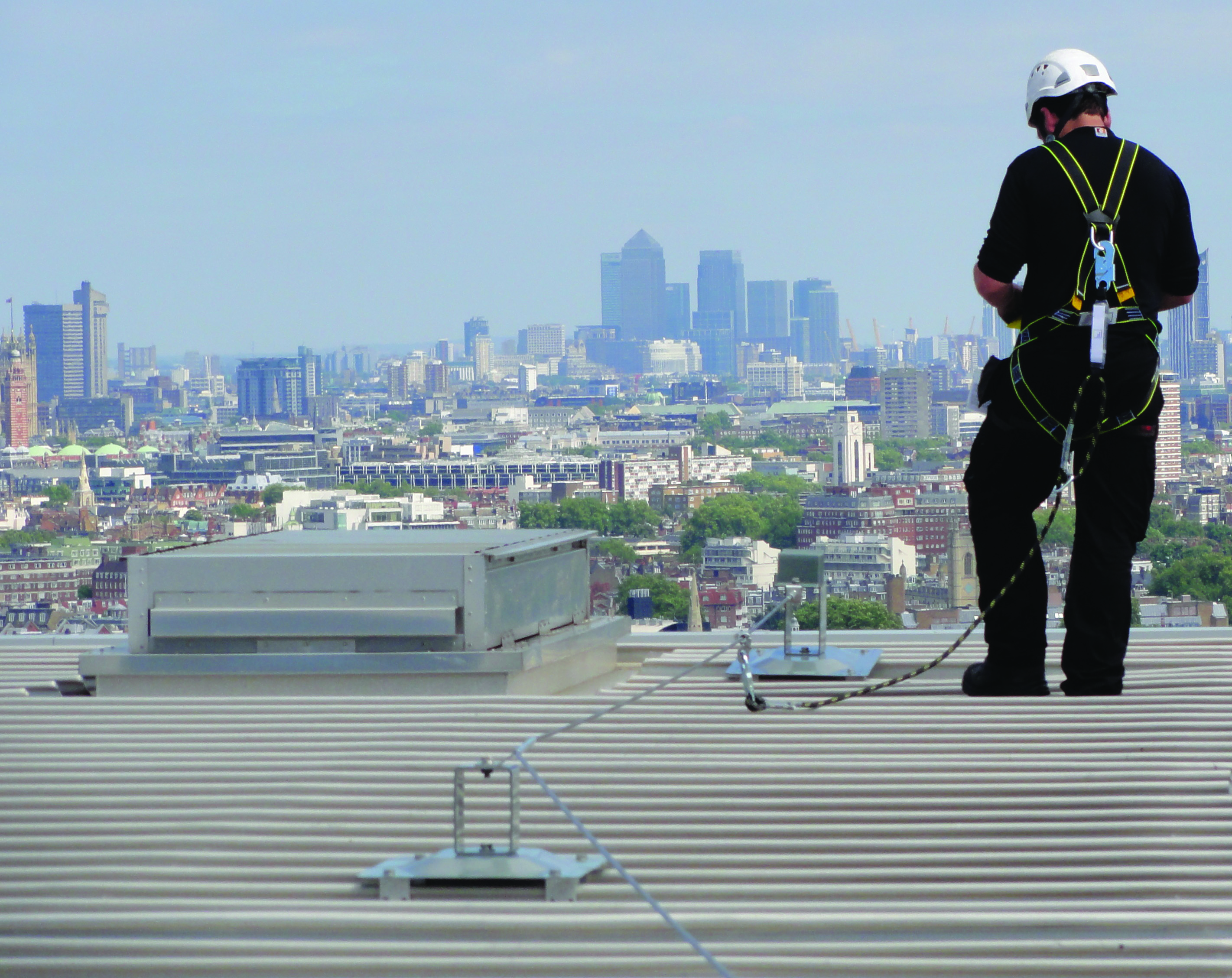 mansafe system for roof safety